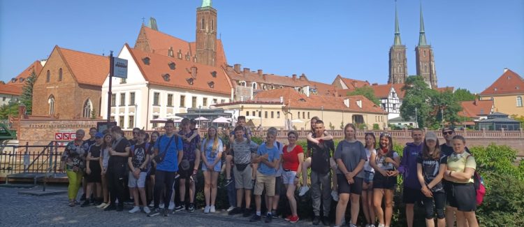 Ósmoklasiści na wycieczce